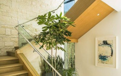 Stair Glass Railings