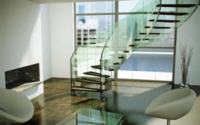 Glass Railing in Santa Monica California