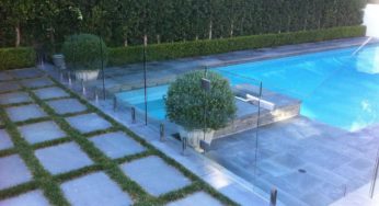 Pool Safety Glass Wall in Mission Viejo California